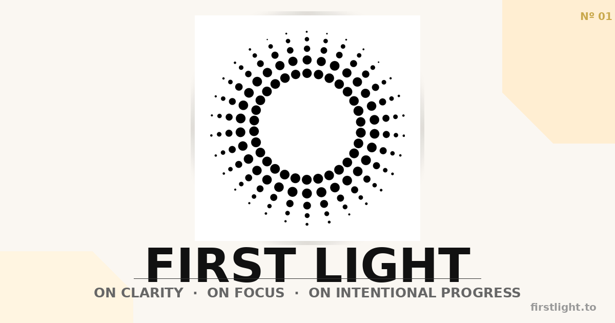 First Light Png First Light — your space for clarity, focus, intentional progress